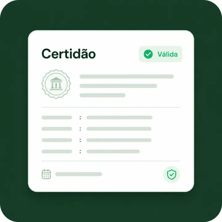 Emissão de Certidões
